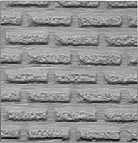 Dollhouse Miniature Rough Brick